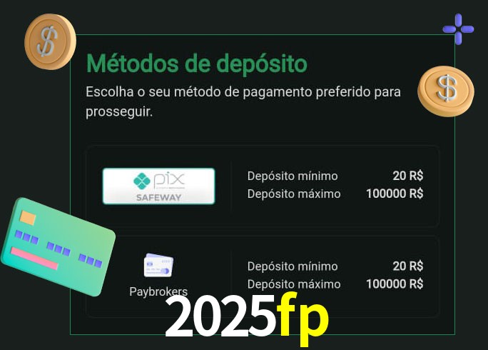O cassino 2025fp oferece uma grande variedade de métodos de pagamento